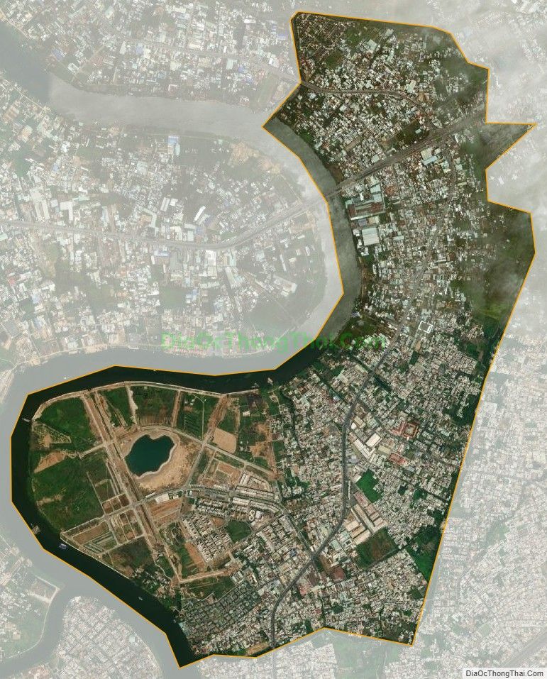 Bản đồ vệ tinh phường Hiệp Bình Phước, thành phố Thủ Đức