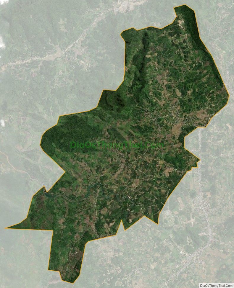 Bản đồ vệ tinh xã Bắc Phong, huyện Cao Phong
