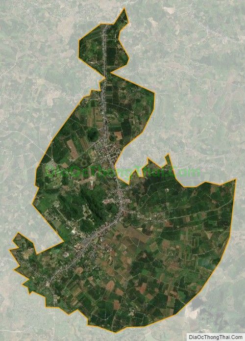Bản đồ vệ tinh Thị trấn Cao Phong, huyện Cao Phong