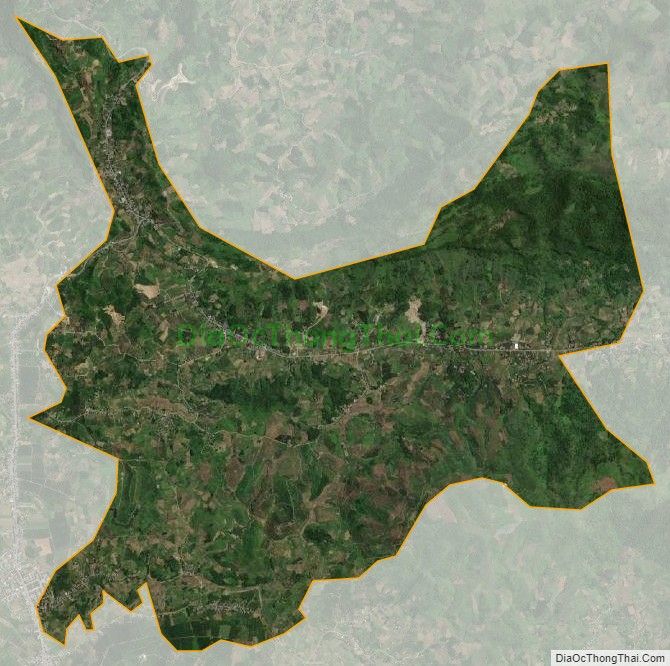 Bản đồ vệ tinh xã Thu Phong, huyện Cao Phong