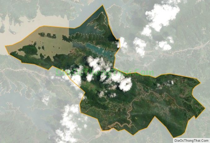Bản đồ vệ tinh xã Thung Nai, huyện Cao Phong