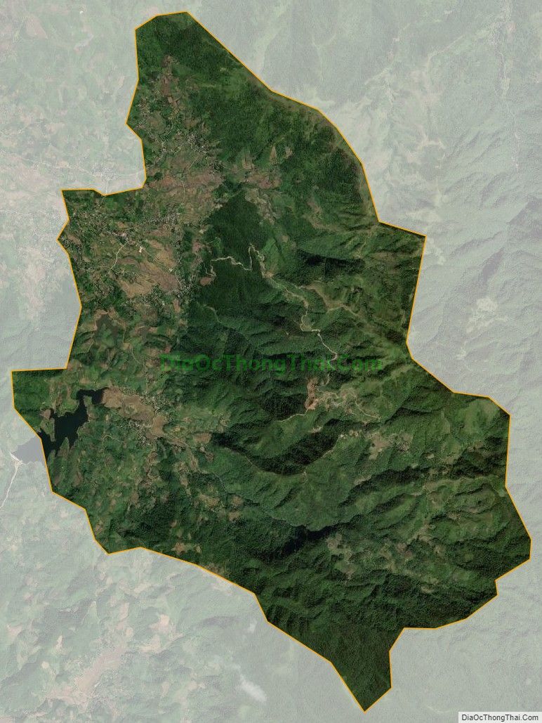 Bản đồ vệ tinh xã Xuân Phong (cũ), huyện Cao Phong