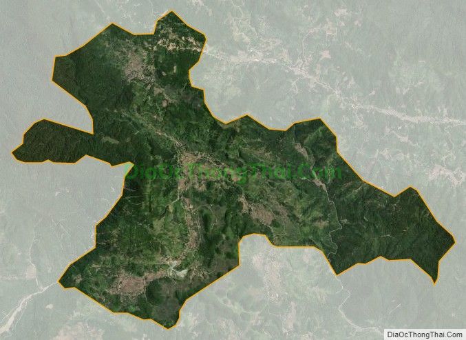 Bản đồ vệ tinh xã Đoàn Kết, huyện Đà Bắc
