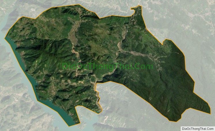 Bản đồ vệ tinh xã Đồng Chum, huyện Đà Bắc