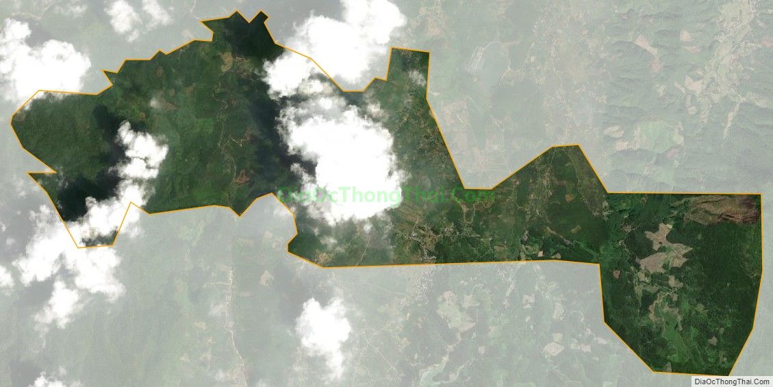 Bản đồ vệ tinh xã Hào Lý (cũ), huyện Đà Bắc