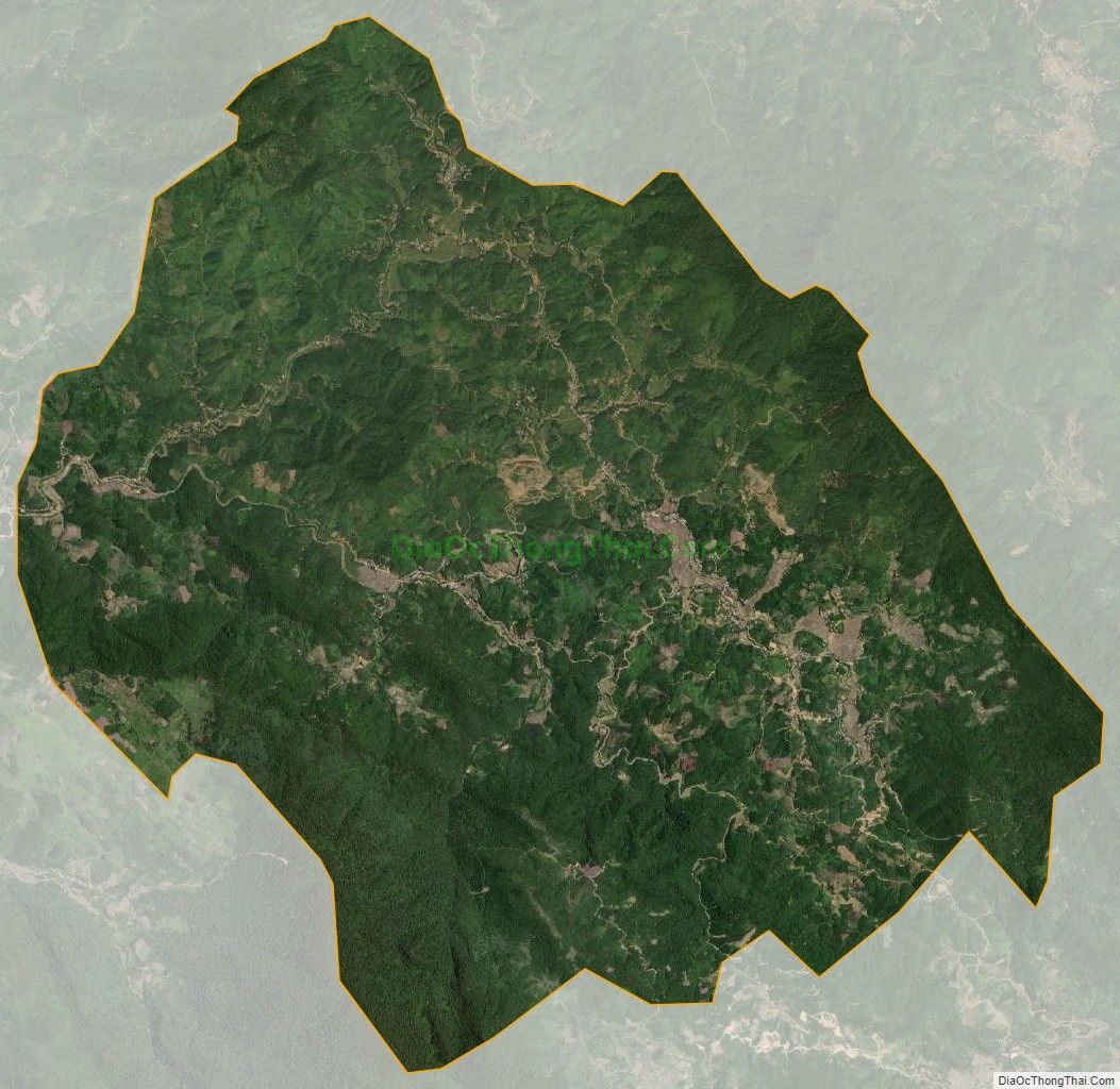 Bản đồ vệ tinh xã Tân Pheo, huyện Đà Bắc