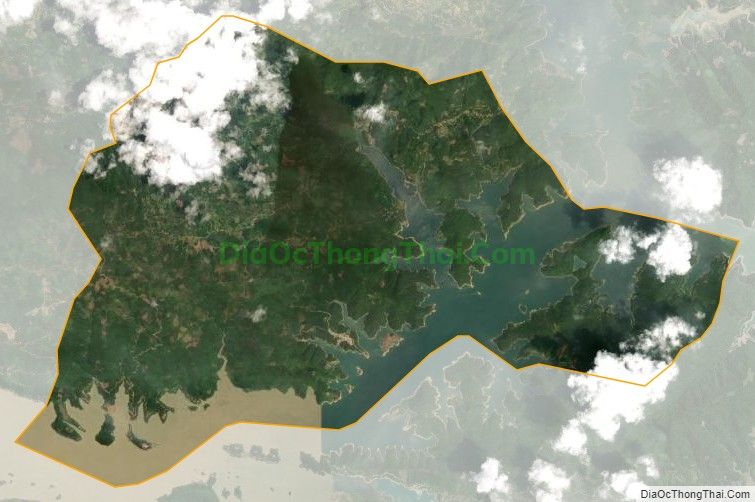 Bản đồ vệ tinh xã Vầy Nưa, huyện Đà Bắc