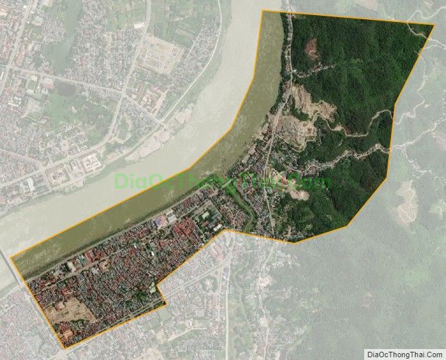 Bản đồ vệ tinh phường Đồng Tiến, thành phố Hòa Bình