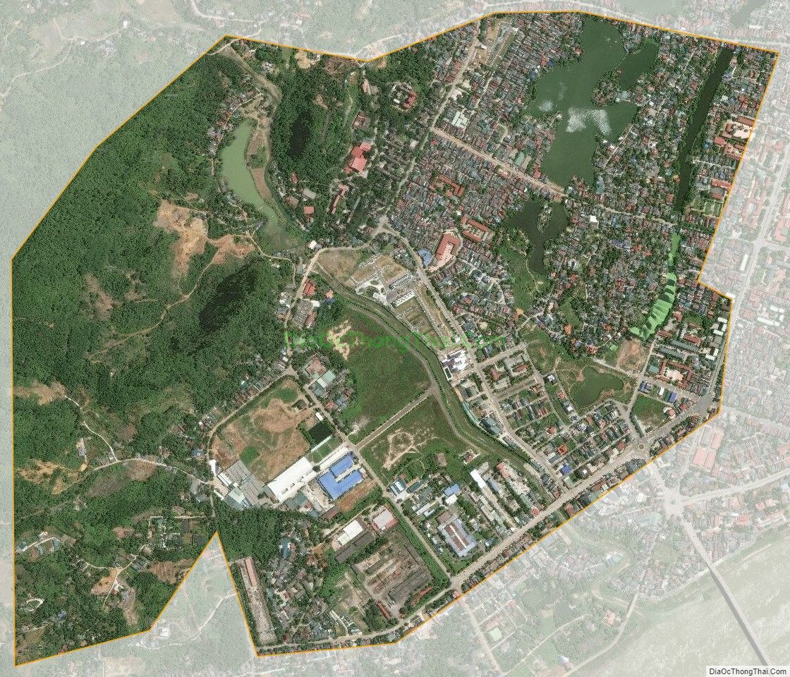 Bản đồ vệ tinh phường Hữu Nghị, thành phố Hòa Bình