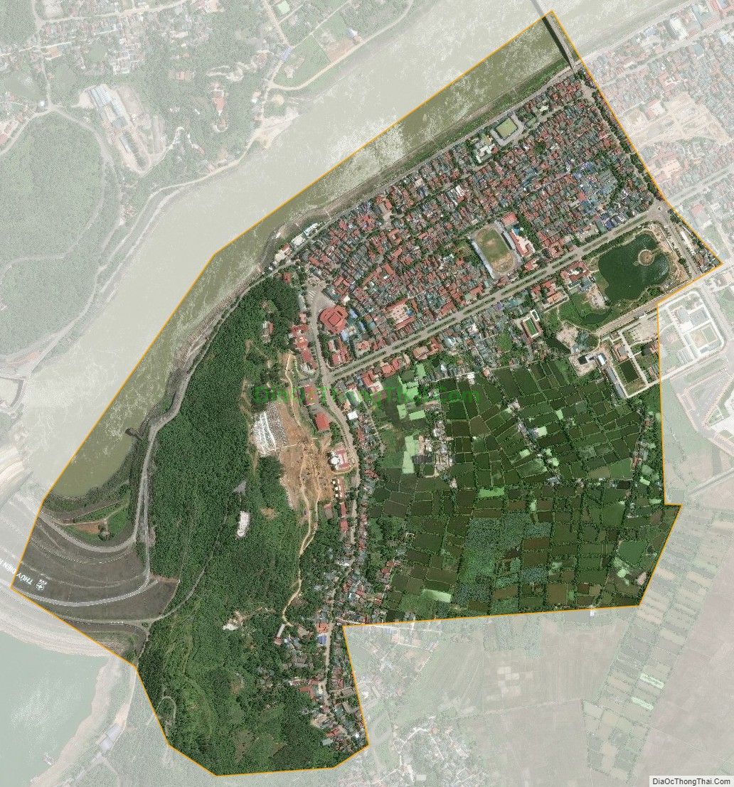 Bản đồ vệ tinh phường Phương Lâm, thành phố Hòa Bình