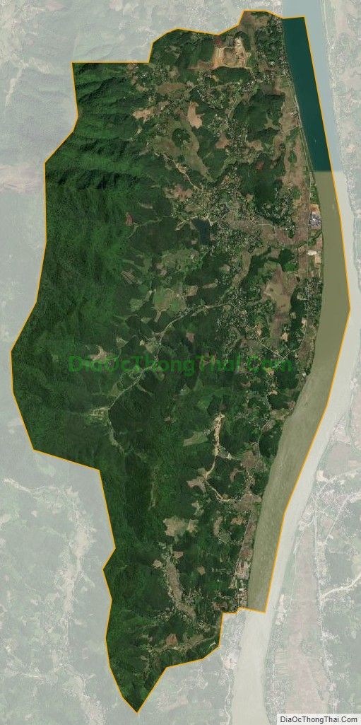 Bản đồ vệ tinh xã Yên Mông, thành phố Hòa Bình