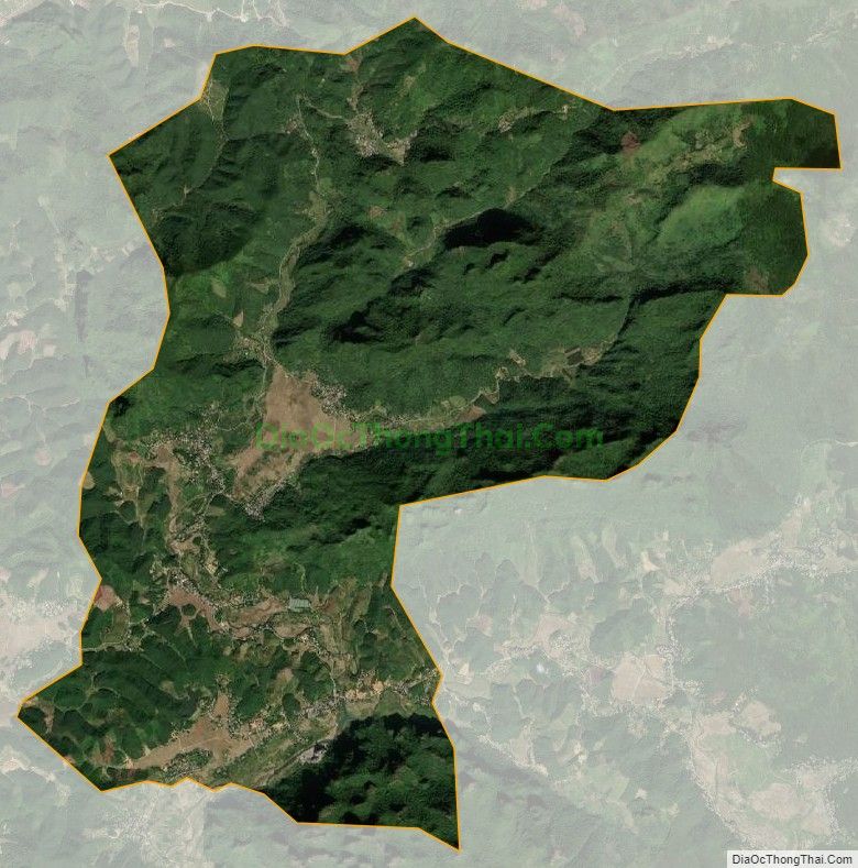 Bản đồ vệ tinh xã Bắc Sơn (cũ), huyện Kim Bôi