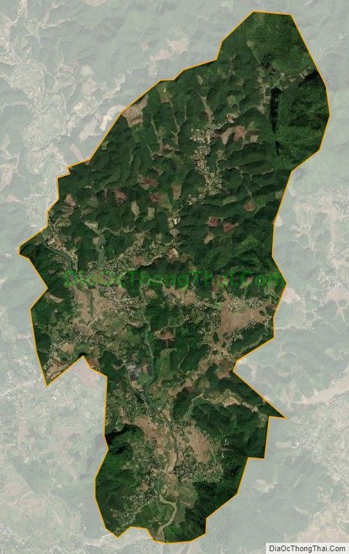 Bản đồ vệ tinh xã Bình Sơn, huyện Kim Bôi