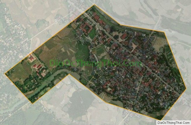 Bản đồ vệ tinh Thị trấn Bo, huyện Kim Bôi
