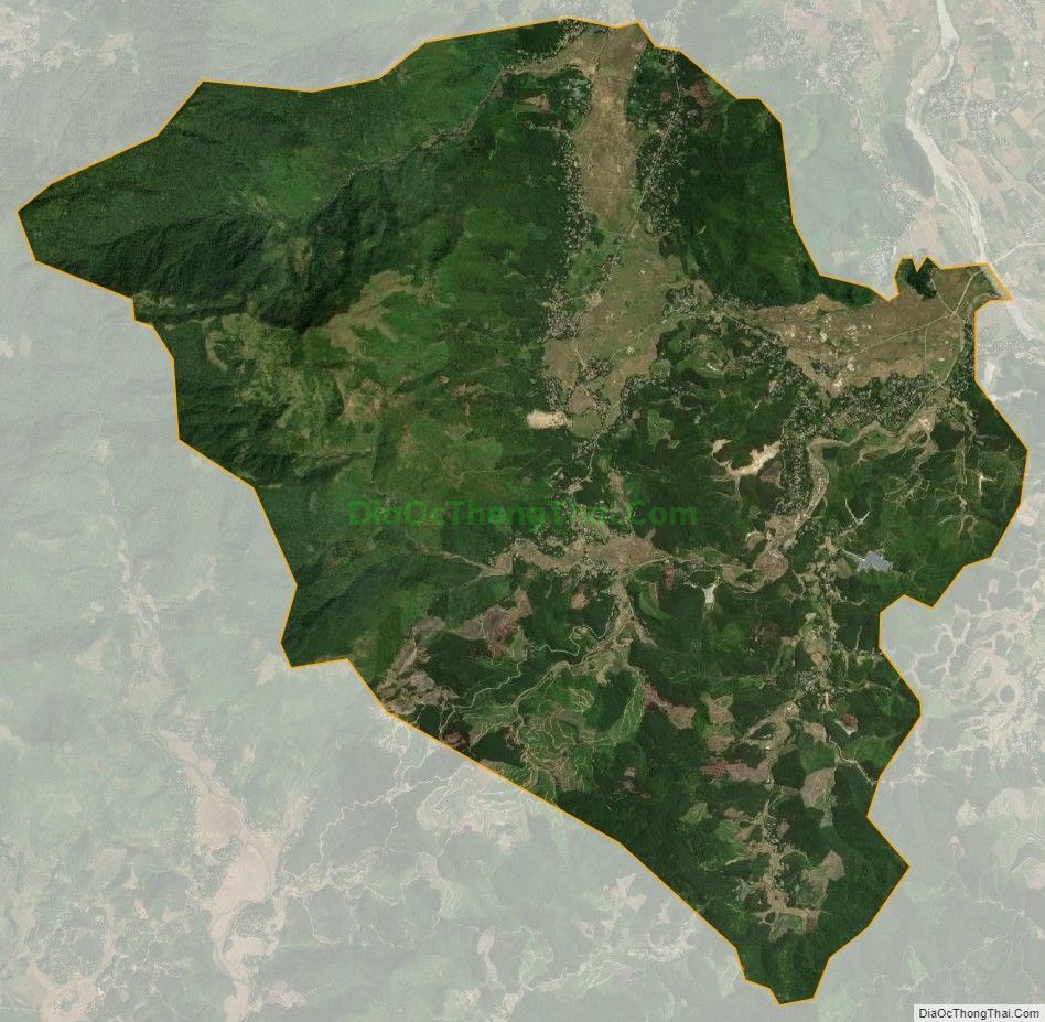 Bản đồ vệ tinh xã Cuối Hạ, huyện Kim Bôi