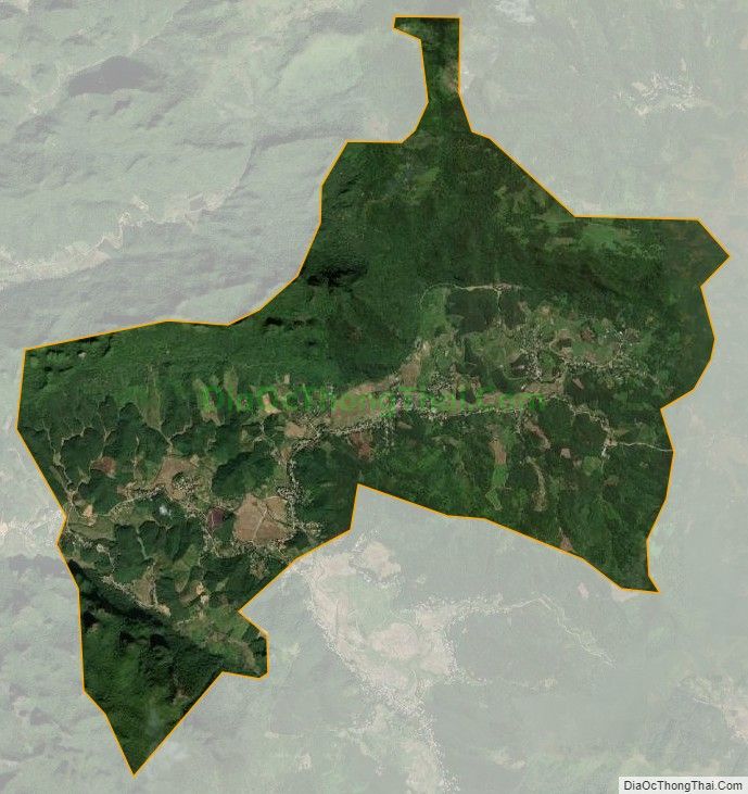 Bản đồ vệ tinh xã Hùng Tiến (cũ), huyện Kim Bôi