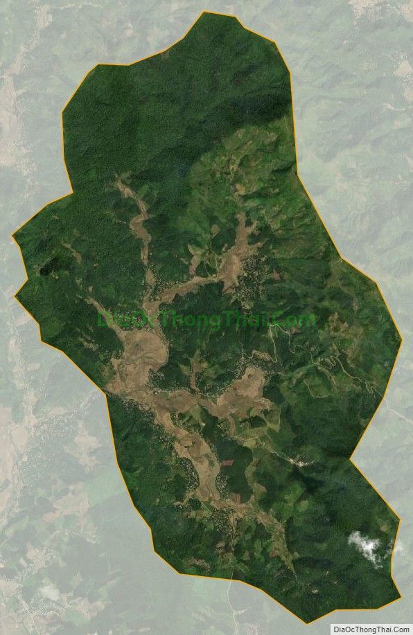 Bản đồ vệ tinh xã Kim Sơn (cũ), huyện Kim Bôi