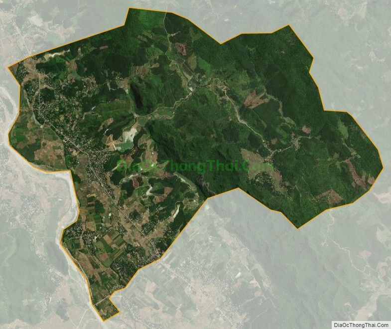 Bản đồ vệ tinh xã Nam Thượng, huyện Kim Bôi