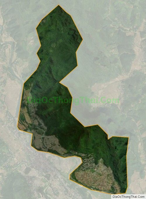 Bản đồ vệ tinh xã Trung Bì (cũ), huyện Kim Bôi