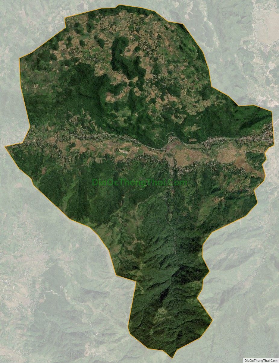 Bản đồ vệ tinh xã Tú Sơn, huyện Kim Bôi
