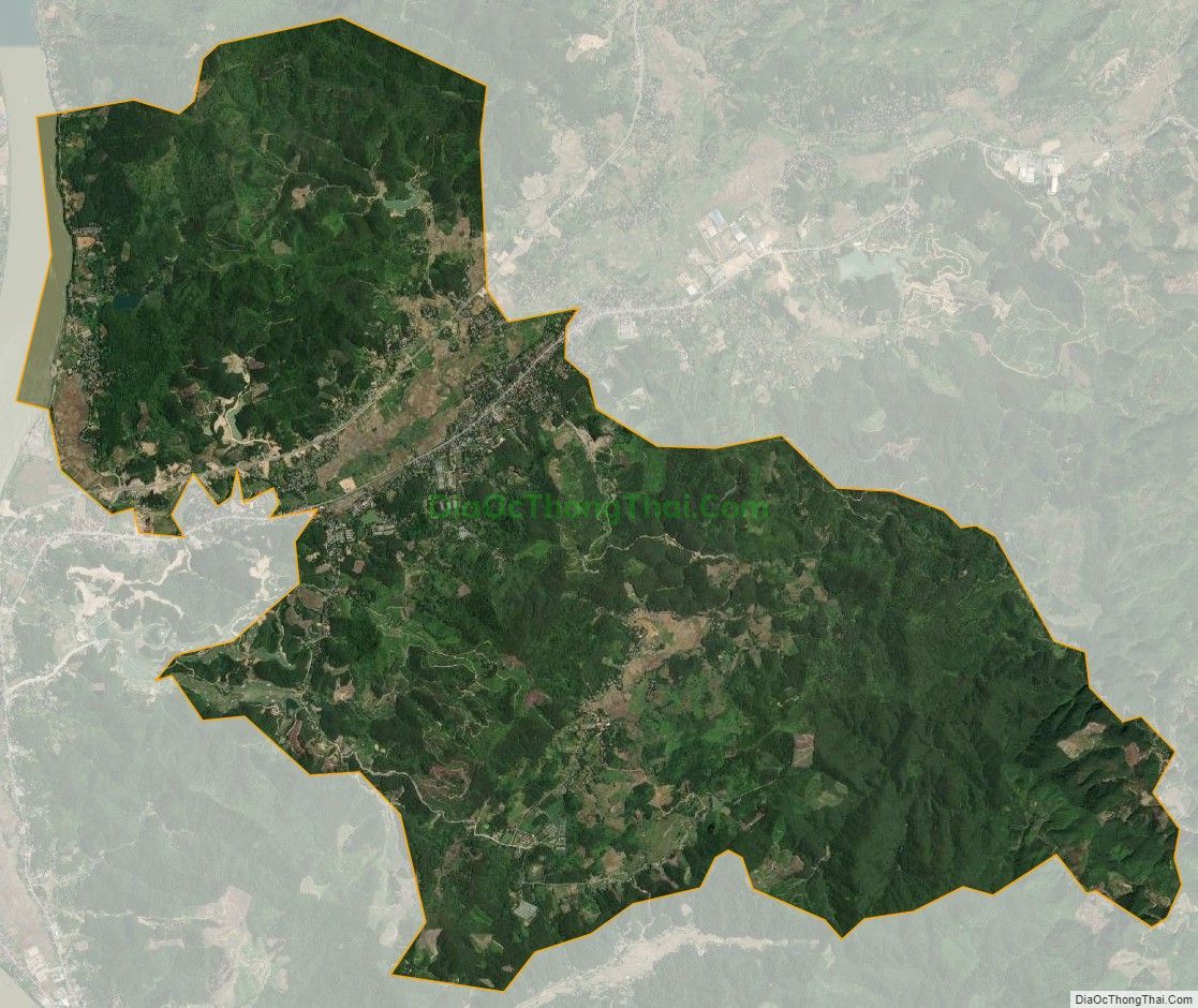 Bản đồ vệ tinh xã Dân Hạ (cũ), huyện Kỳ Sơn