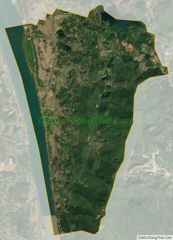 Bản đồ vệ tinh xã Hợp Thành (cũ), huyện Kỳ Sơn