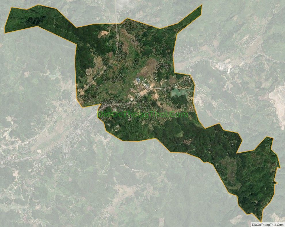 Bản đồ vệ tinh xã Mông Hóa, thành phố Hòa Bình