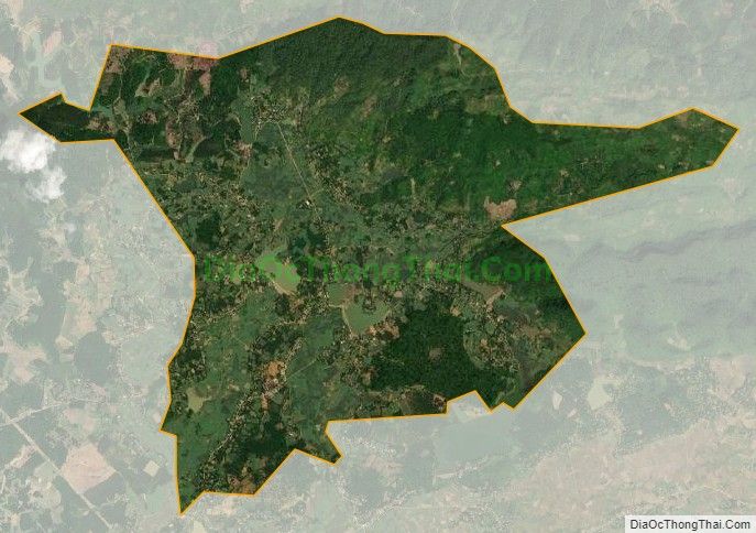 Bản đồ vệ tinh xã Bình Cảng (cũ), huyện Lạc Sơn