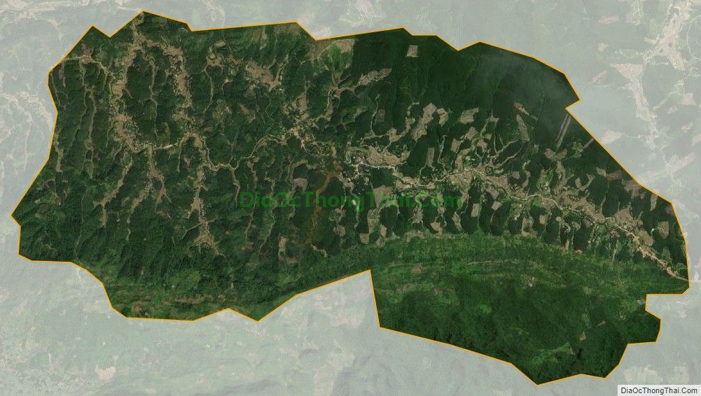 Bản đồ vệ tinh xã Bình Hẻm, huyện Lạc Sơn