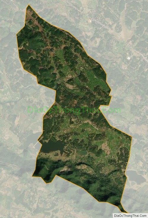 Bản đồ vệ tinh xã Định Cư, huyện Lạc Sơn