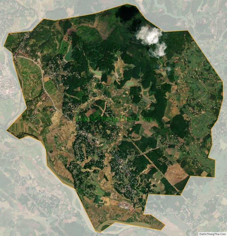 Bản đồ vệ tinh xã Liên Vũ (cũ), huyện Lạc Sơn