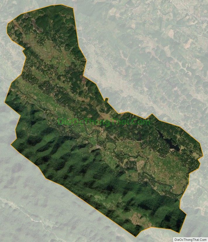 Bản đồ vệ tinh xã Phú Lương (cũ), huyện Lạc Sơn