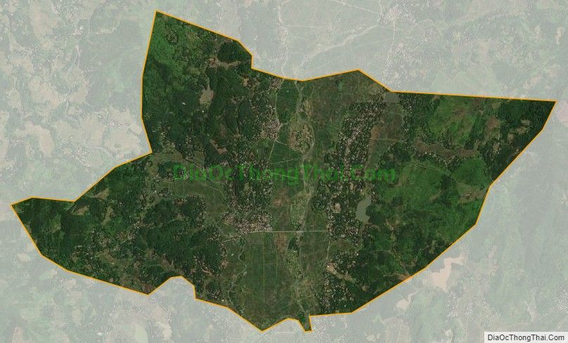 Bản đồ vệ tinh xã Tân Lập, huyện Lạc Sơn