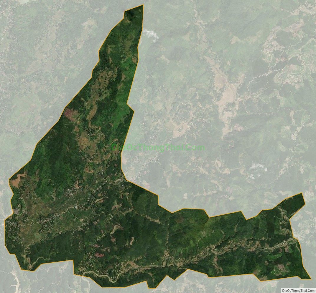 Bản đồ vệ tinh xã Văn Nghĩa, huyện Lạc Sơn