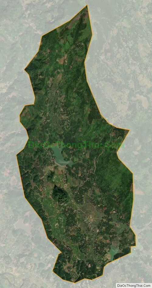 Bản đồ vệ tinh xã Văn Sơn, huyện Lạc Sơn