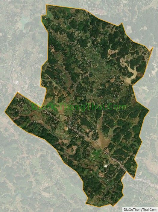 Bản đồ vệ tinh xã Xuất Hóa, huyện Lạc Sơn