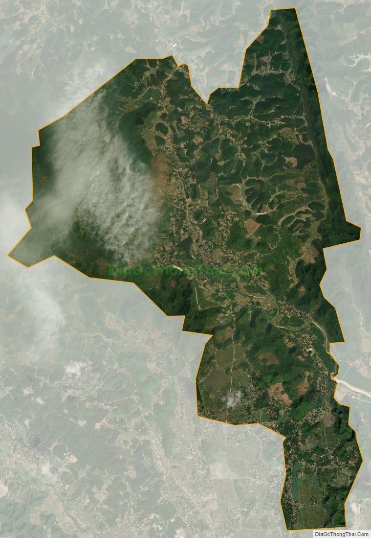 Bản đồ vệ tinh xã An Bình, huyện Lạc Thủy