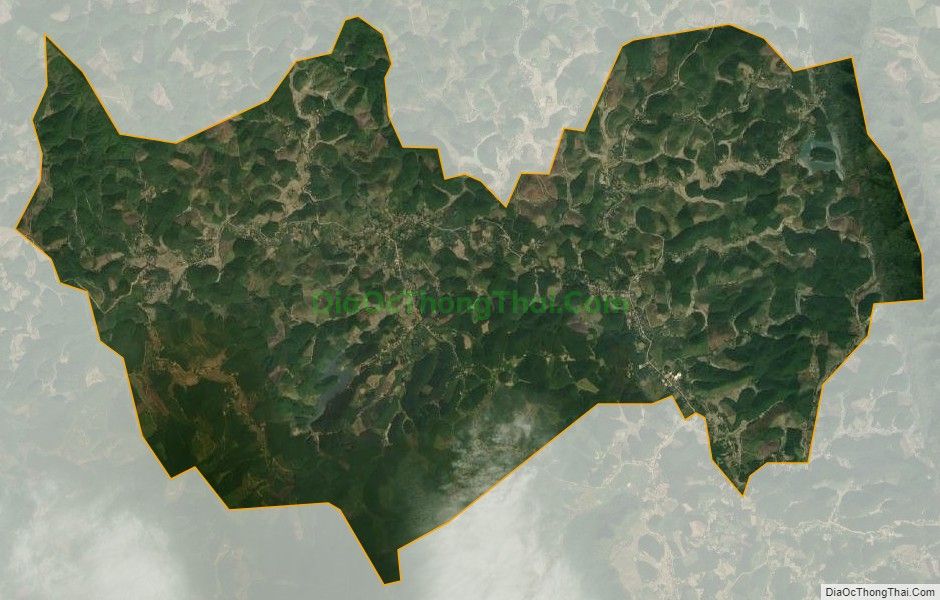 Bản đồ vệ tinh xã An Lạc (cũ), huyện Lạc Thủy