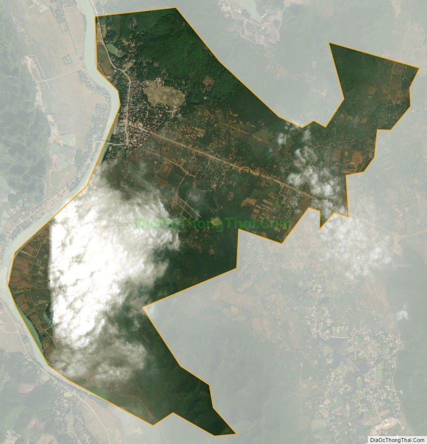 Bản đồ vệ tinh Thị trấn Chi Nê, huyện Lạc Thủy