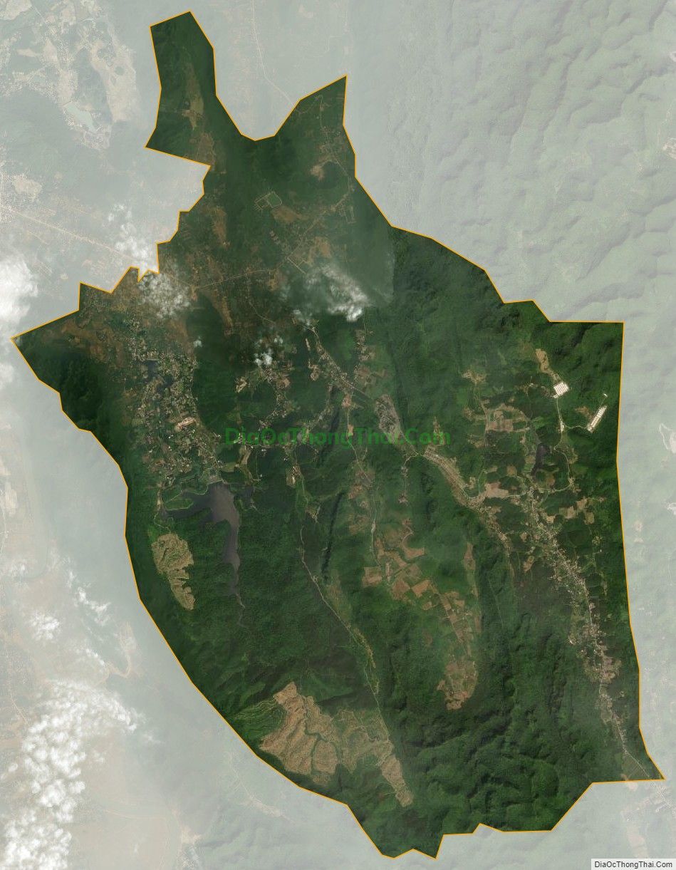 Bản đồ vệ tinh xã Đồng Tâm, huyện Lạc Thủy