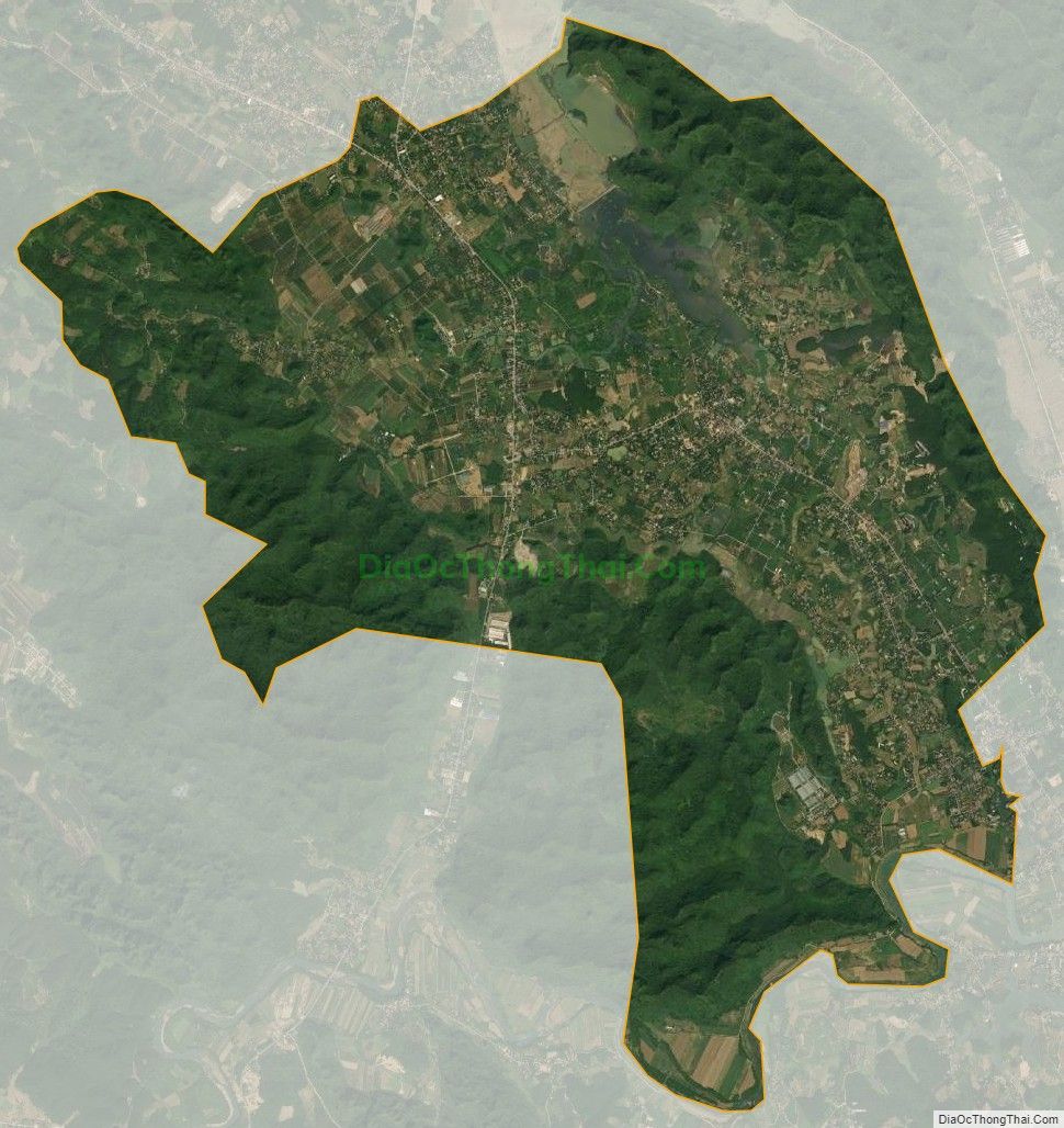 Bản đồ vệ tinh xã Phú Thành, huyện Lạc Thủy