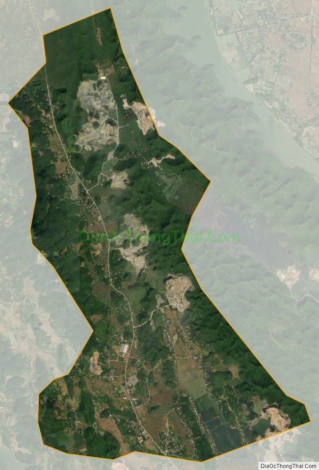 Bản đồ vệ tinh xã Cao Dương, huyện Lương Sơn