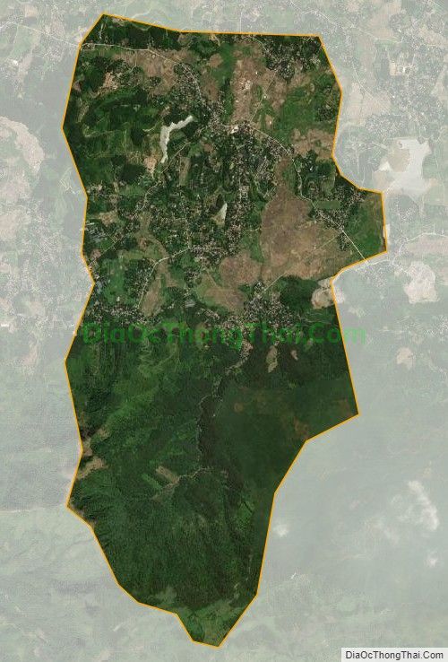 Bản đồ vệ tinh xã Cư Yên, huyện Lương Sơn
