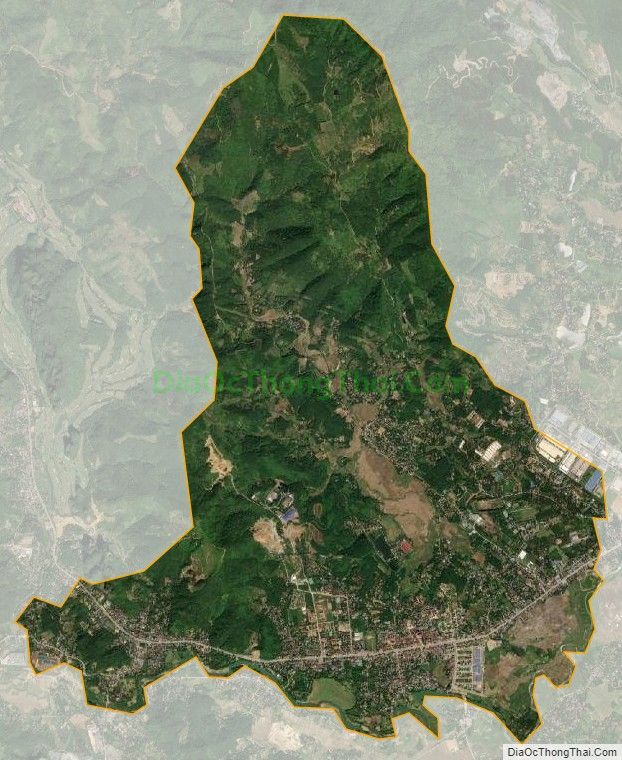 Bản đồ vệ tinh Thị trấn Lương Sơn, huyện Lương Sơn