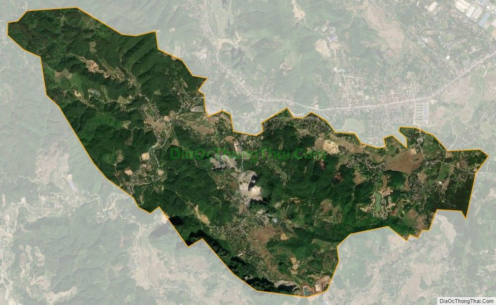 Bản đồ vệ tinh xã Tân Vinh, huyện Lương Sơn