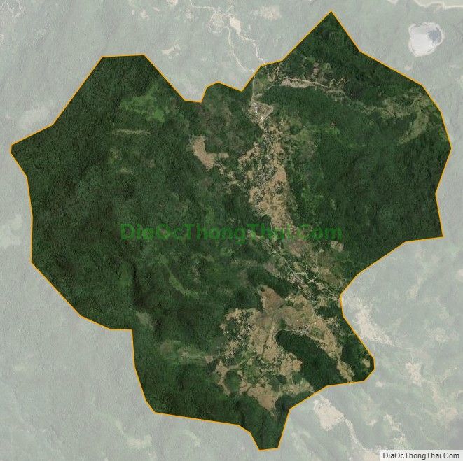 Bản đồ vệ tinh xã Ba Khan (cũ), huyện Mai Châu