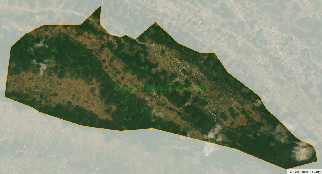 Bản đồ vệ tinh xã Hang Kia, huyện Mai Châu