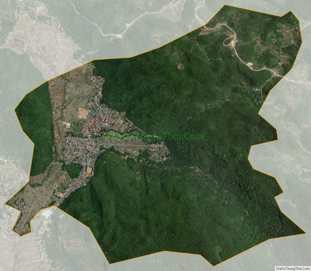 Bản đồ vệ tinh Thị trấn Mai Châu, huyện Mai Châu