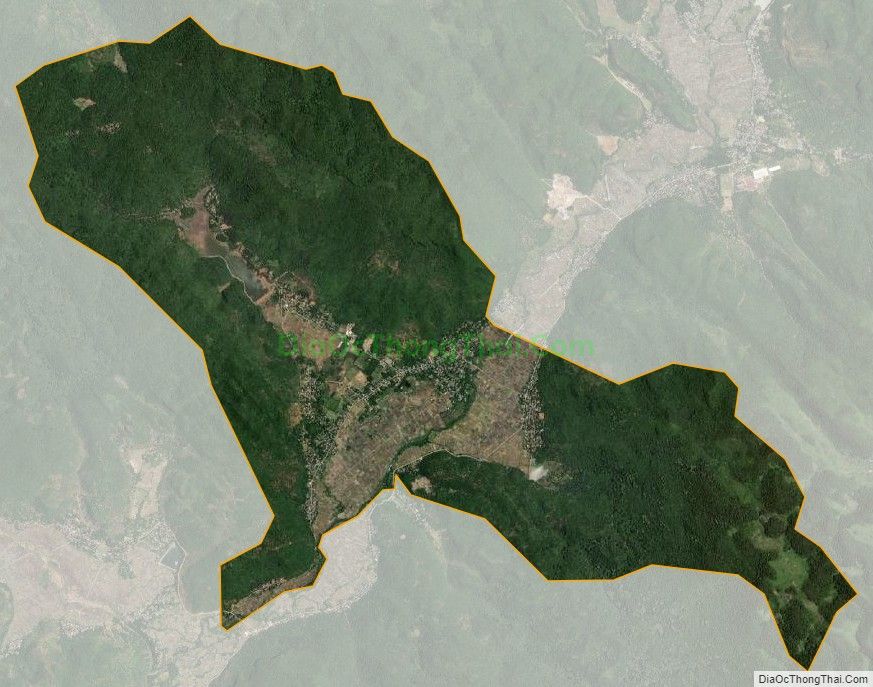 Bản đồ vệ tinh xã Mai Hạ, huyện Mai Châu