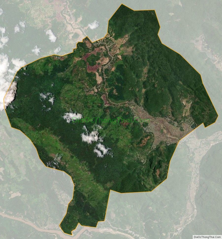 Bản đồ vệ tinh xã Mai Hịch, huyện Mai Châu